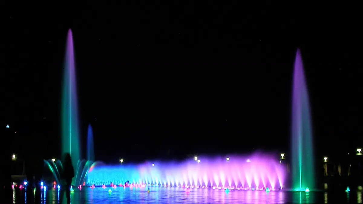 Multimedia Fountain at the Pergola