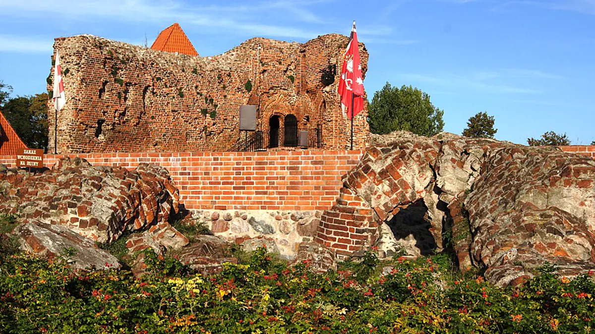 Ruiny zamku krzyzackiego
